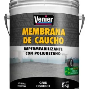 Venier Membrana De Caucho Gris 5 Kg